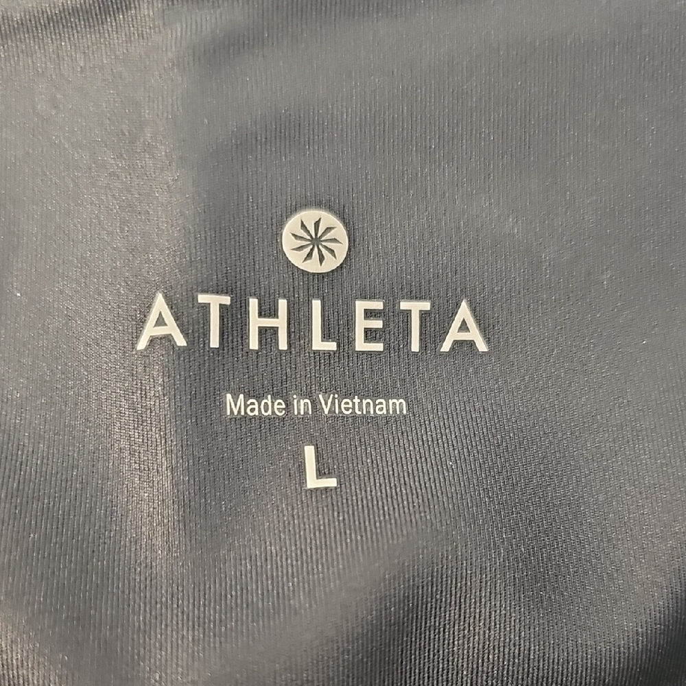 Athleta High-Rise Shine Chaturanga Legging Gray Size Large NWT - Picture 3 of 8